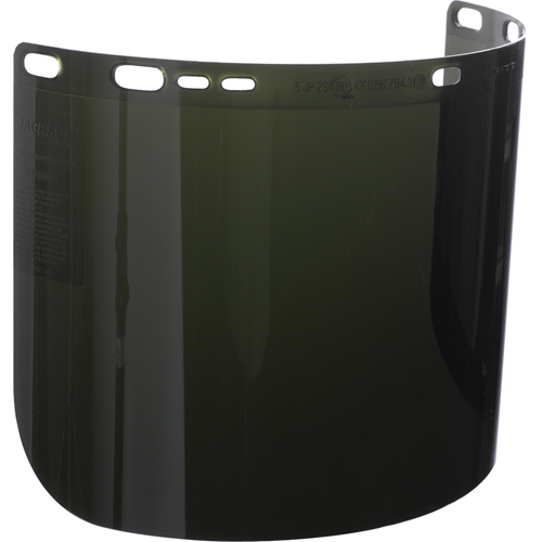 F50 Moulded Faceshield, Polycarbonate, 5.0 Tint Oxymax Inc