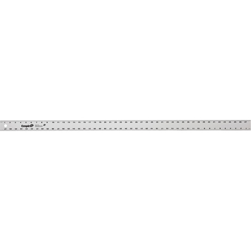 Heavy-Duty Straight Edge, 48" L, Aluminum, 1" Graduations Oxymax Inc