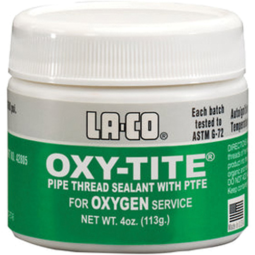 Pipe Thread Sealant, Can, 4 oz., -196° C - 232° C/-320° F - 450° F Oxymax Inc