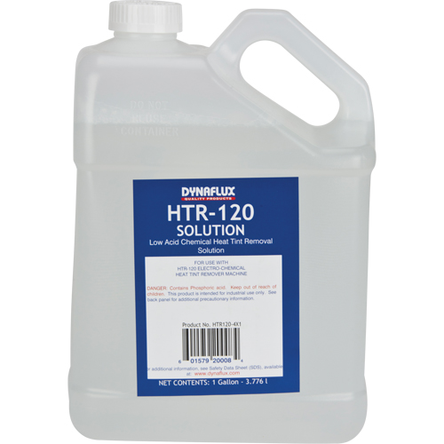 HTR-121 Mild Solution for Heat Tint Removal System Machine, Jug Oxymax Inc