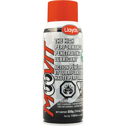 Moovit High Performance Lubricant, Aerosol Can, 350 g Oxymax Inc