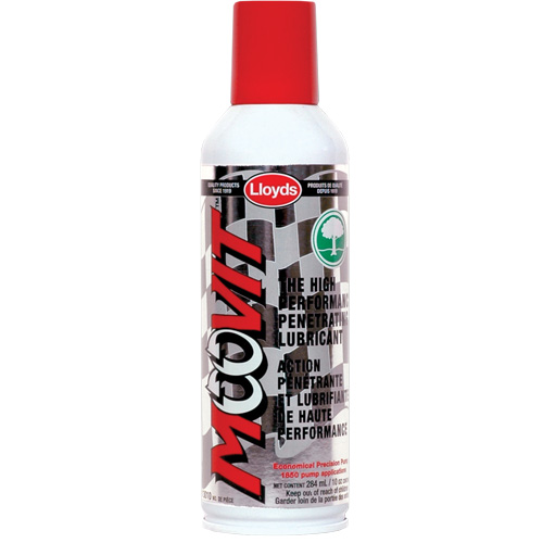 Lubrifiant haute performance Moovit, Canette a&eacute;rosol/Bouteille &agrave; g&acirc;chette, 10 oz/10 oz Oxymax Inc