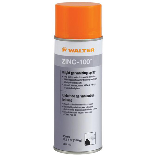 ZINC-100 Bright Galvanizing Spray, Aerosol Can Oxymax Inc