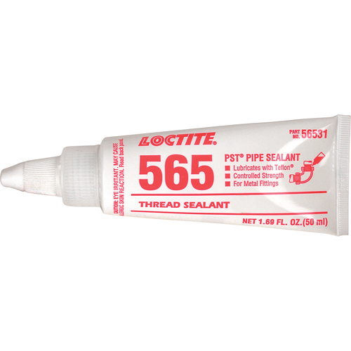 Thread Sealant 565 PST Controlled Strength, Tube, 50 ml, -54° C - 149° C/-65° F - 300° F Oxymax Inc