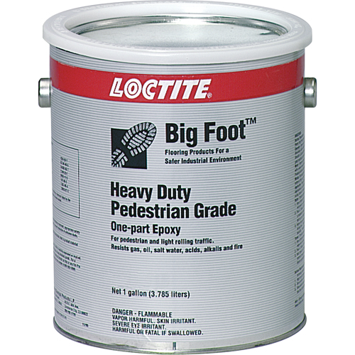 Rev&ecirc;tement antid&eacute;rapant robuste pour plancher Big Foot de calibre pi&eacute;ton, 1 gal., &eacute;poxy, Noir Oxymax Inc