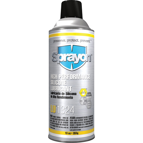 LU1324 High Performance Silicone Lubricant, Aerosol Can Oxymax Inc