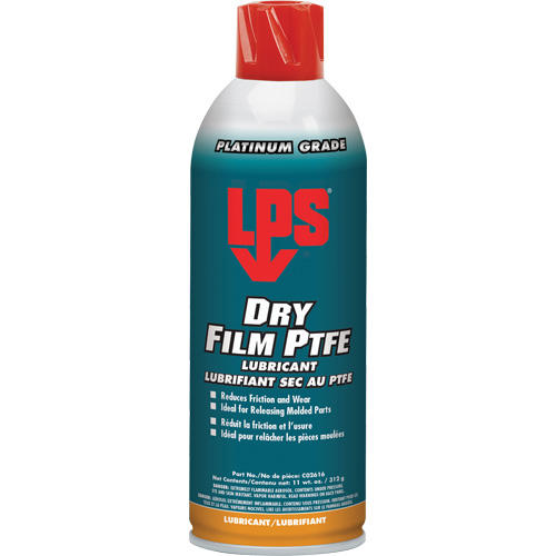 Dry Film PTFE Lubricant, Aerosol Can, 16 oz. Oxymax Inc