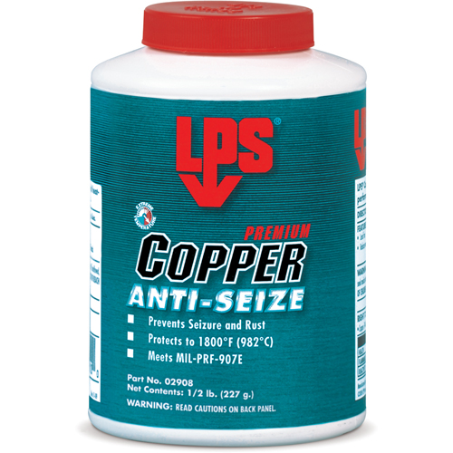 Copper Anti-Seize, 1 lbs., Bottle, 1800°F (982°C) Max Temp. Oxymax Inc