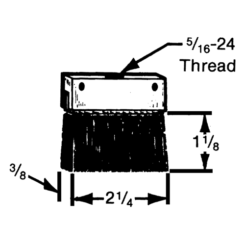 Brosses plates, rondes ou Roto Oxymax Inc