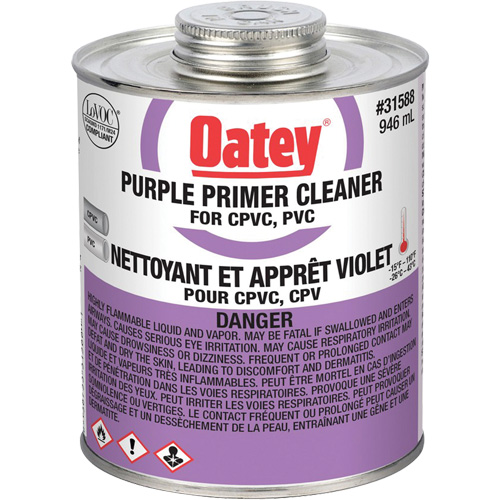 Purple Primer/Cleaner, 946 ml, Brush Top Can Oxymax Inc