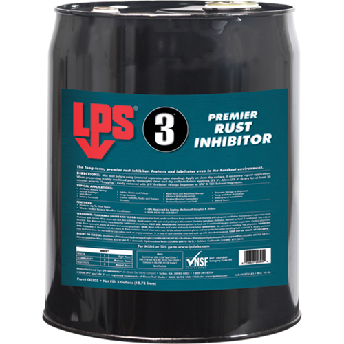 3&reg; Premier Rust Inhibitor, Pail Oxymax Inc