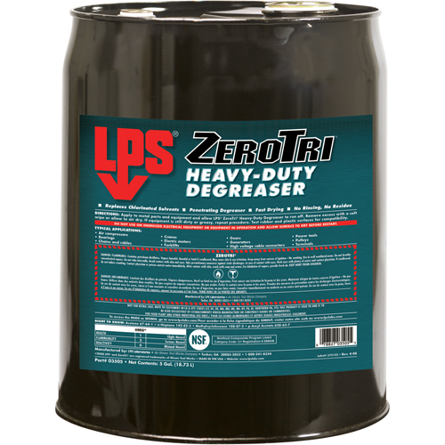 ZeroTri&reg; Heavy-Duty Degreaser, Pail Oxymax Inc