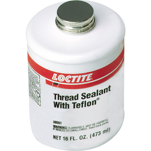 Thread Sealant with PTFE, Brush-Top Can, 473 ml, -51° C - 149° C/-59.8° F - 300.2° F Oxymax Inc