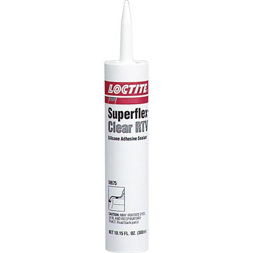Scellant adh&eacute;sif &agrave; la silicone Superflex RTV, Cartouche, Blanc Oxymax Inc