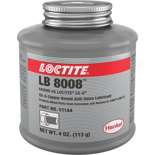Copper Based Anti-Seize Lubricant, 4 oz., Brush Top Can, 1800°F (982°C) Max Temp. Oxymax Inc