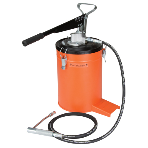 Graisseur avec seau, Acier Oxymax Inc