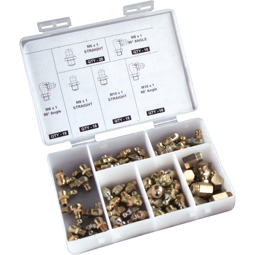 80-Piece Grease Fitting Set Oxymax Inc