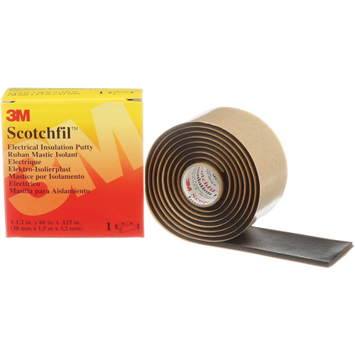 Scotchfil Electrical Insulation Putty, Roll, Black Oxymax Inc