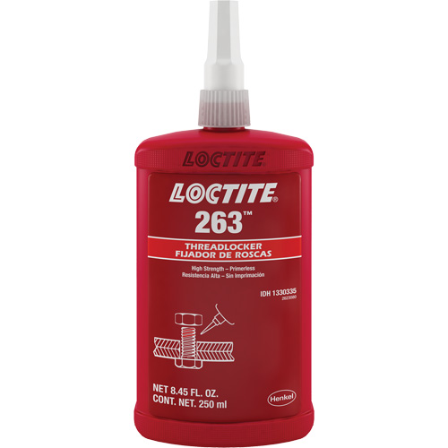 Compos&eacute; de blocage 263 s&eacute;chage rapide, Rouge, &eacute;lev&eacute;, 250 ml, Bouteille Oxymax Inc