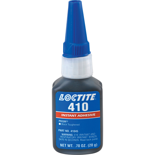 Adh&eacute;sif instantan&eacute; 410, Noir, Bouteille, 20 g Oxymax Inc