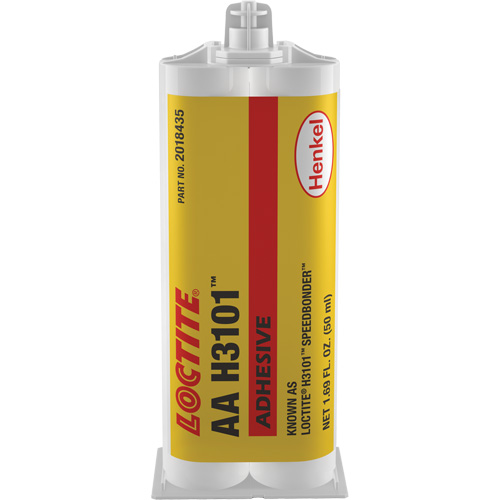 Speedbonder H3101 Adhesive, Two-Part, Dual Cartridge, 50 ml, Clear Oxymax Inc