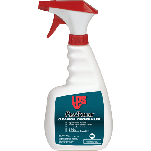 PreSolve&reg; Orange Degreaser, Trigger Bottle Oxymax Inc