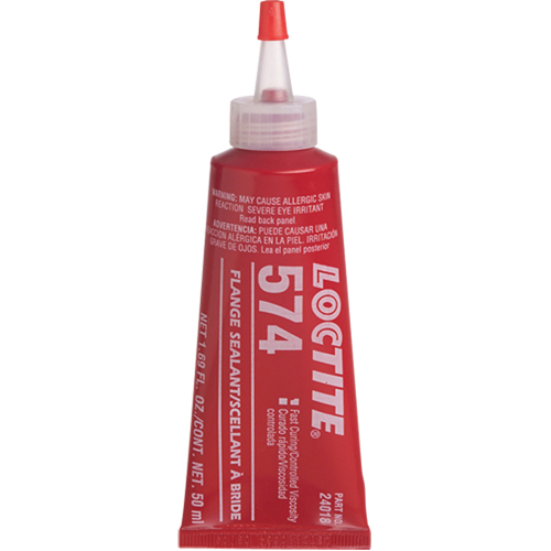 Scellant &agrave; collerettes 574 &agrave; s&eacute;chage rapide, Tube, Orange Oxymax Inc