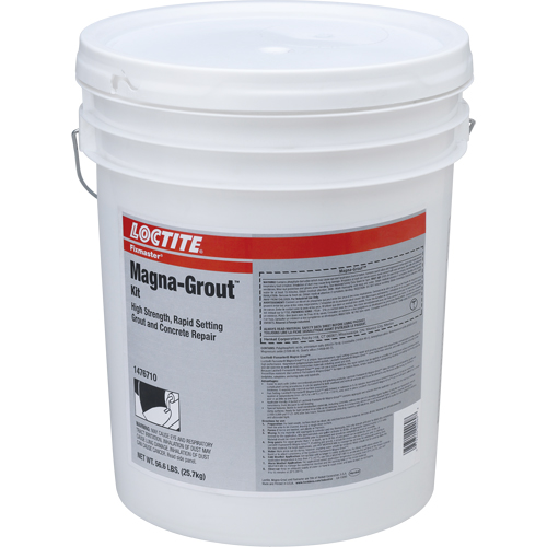 Produit de r&eacute;paration du b&eacute;ton Magna-Grout Fixmaster, Seau Oxymax Inc