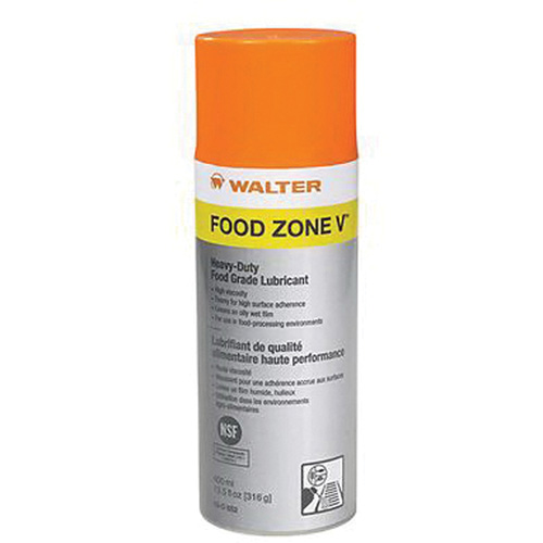 FOOD ZONE V Heavy-Duty Food Grade Lubricant, Aerosol Can Oxymax Inc