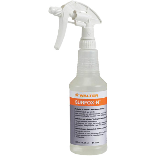 Nettoyant pour soudures SURFOX-N, Bouteille &agrave; g&acirc;chette Oxymax Inc