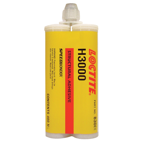 Adh&eacute;sif structural tout usage H3000, Deux composants, Cartouche double, 400 ml, Cr&egrave;me Oxymax Inc