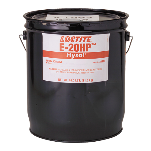 Adh&eacute;sifs structuraux &agrave; s&eacute;chage rapide E-20P, 5 gal., Seau, Deux composants, Blanc Oxymax Inc