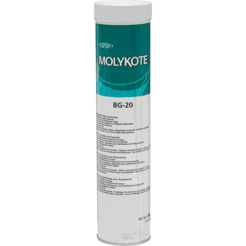 Graisse de roulement haute performance Molykote BG 20, 400 g, Cartouche Oxymax Inc