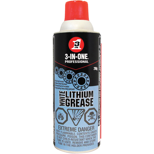 3-IN-1&reg; White Lithium Grease, Aerosol Can Oxymax Inc