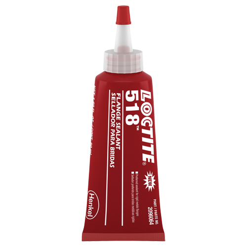 518 Flange Sealant, Tube, Red Oxymax Inc