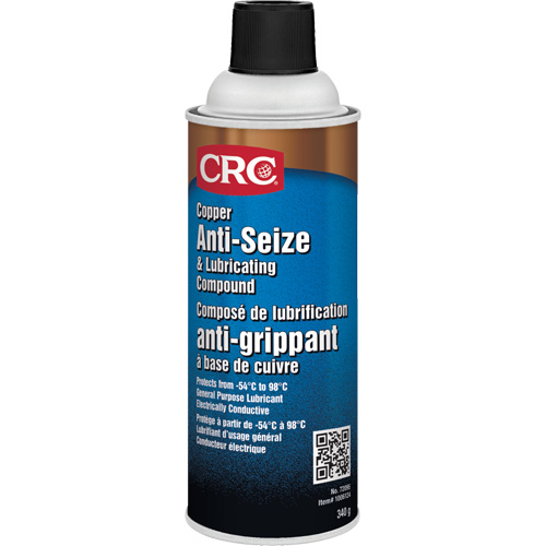 Copper Anti-Seize, 340 g, Aerosol Can, 1800°F (982.2°C) Max Temp. Oxymax Inc