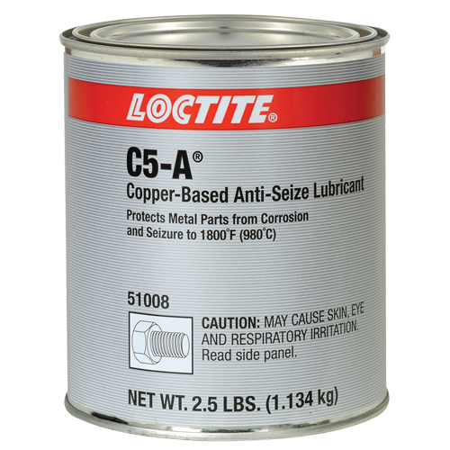 Lubrifiant antiblocage au cuivre Loctite 8008 C5-A, 2,5 lb, Canette, 1800°F (982°C) Temp&eacute;rature max. Oxymax Inc