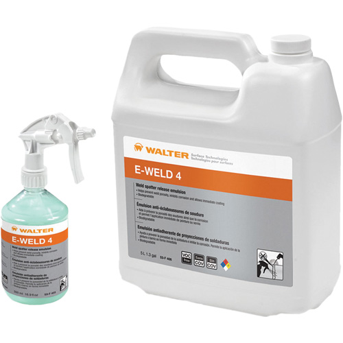 &eacute;mulsion anti-&eacute;claboussures de soudure E-Weld 4, Cruche Oxymax Inc