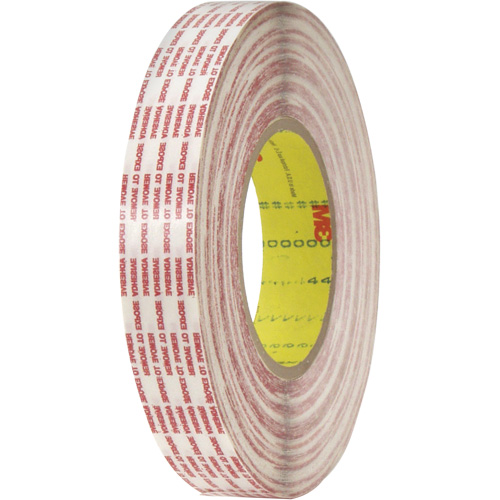 Double-Coated Tape, Polypropylene, 13 mm (1/2") W x 110 m (360') L, 6 mils Thick Oxymax Inc