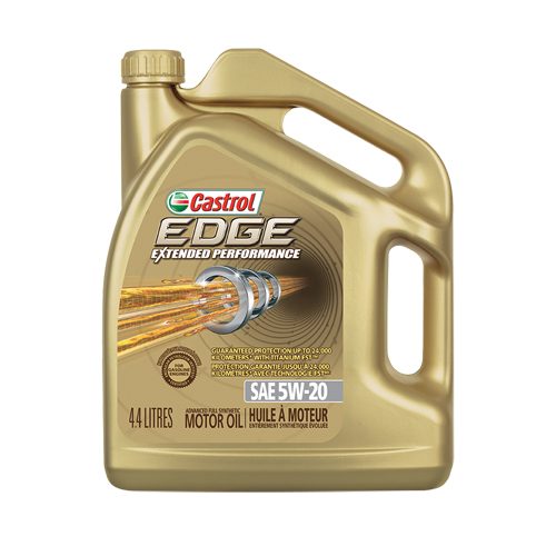 Huile &agrave; moteur 5W20 EP EDGE, 4,4 L, Cruche Oxymax Inc