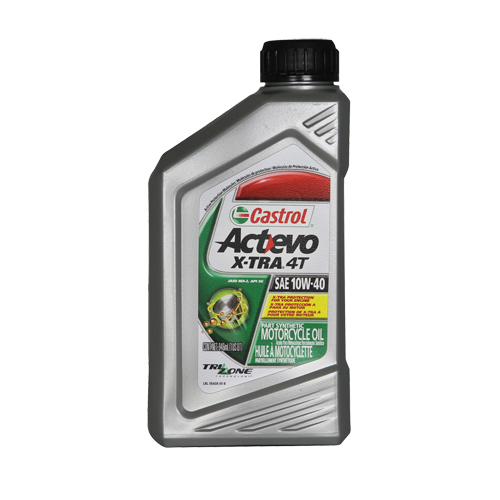 Huile pour moteur de moto 10W40 4T ACTEVO, 946 ml, Bouteille Oxymax Inc
