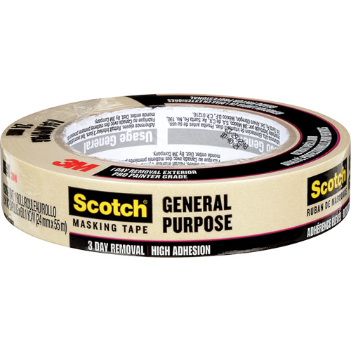 Ruban-cache &agrave; usage g&eacute;n&eacute;ral 2020 Scotch 2020, 24 mm (1") x 55 m (180'), Havane Oxymax Inc
