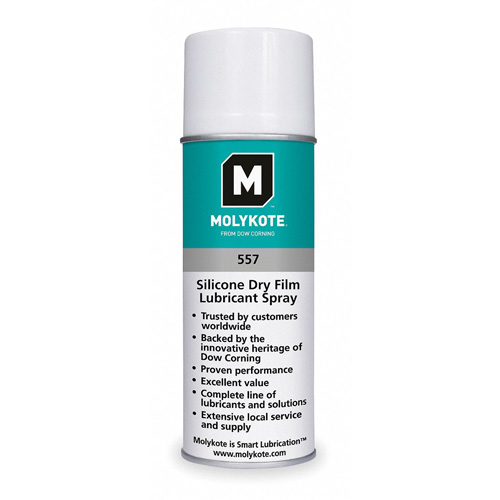 Film lubrifiant sec au silicone Molykote 557, Canette a&eacute;rosol Oxymax Inc