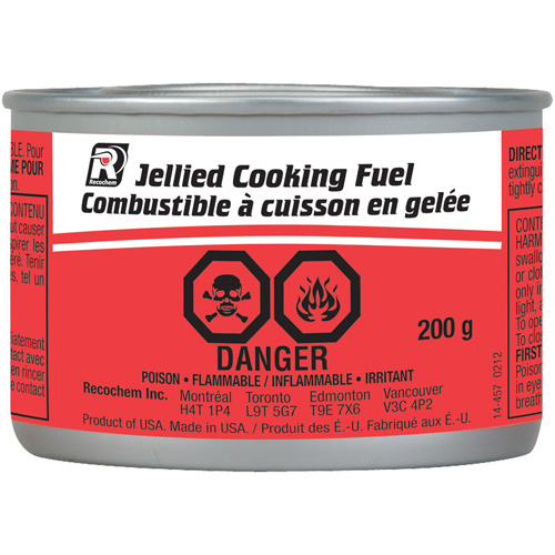 Jellied Cooking Fuel Oxymax Inc
