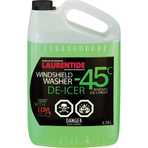 Laurentide Windshield Washer & De-Icer, Jug, 3.78 L Oxymax Inc