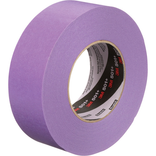 501+ Specialty High-Temperature Masking Tape, 36 mm (1-1/2") x 55 m (180'), Purple Oxymax Inc
