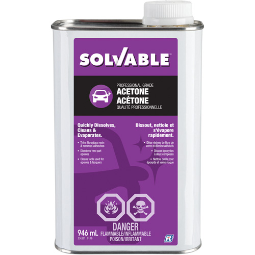 Ac&eacute;tone liquide, 946 ml Oxymax Inc
