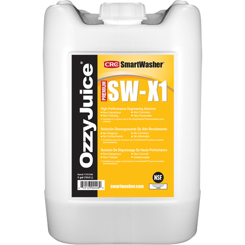 SmartWasher&reg; OzzyJuice&reg; SW-X1 HP Degreasing Solution, Jug Oxymax Inc