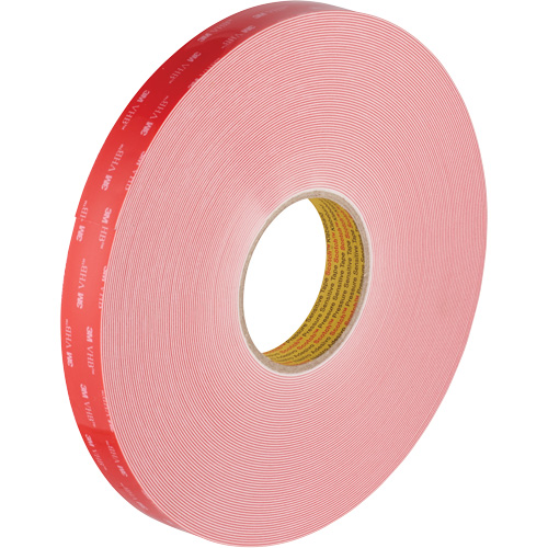 VHB Tape, 32.9 m (108') L x 1117.6 mm (44") W, 0.028 mm, Acrylic Oxymax Inc