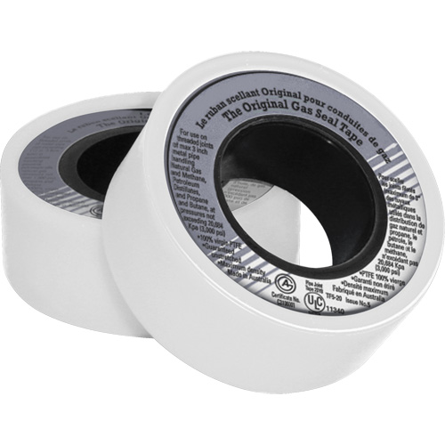 PTFE Thread Sealant Tape, 480" L x 3/4" W, White Oxymax Inc